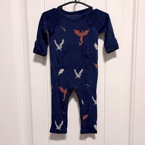 NEW KYTE BABY X HARRY POTTER ROMPER W/POCKET PHOENIX 0-3
